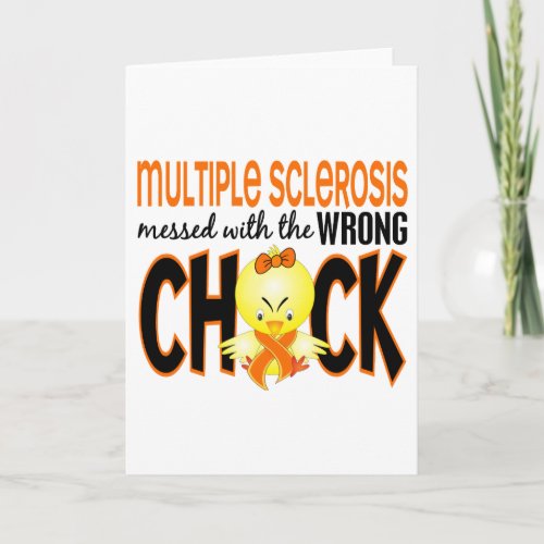Multiple Sclerosis MS Messed With The Wrong Chick Card