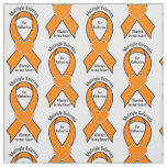 Multiple Sclerosis, MS, Name Customizable Ribbon Fabric