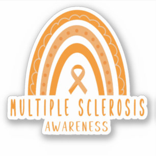 Multiple Sclerosis MS Rainbow Awareness Sticker