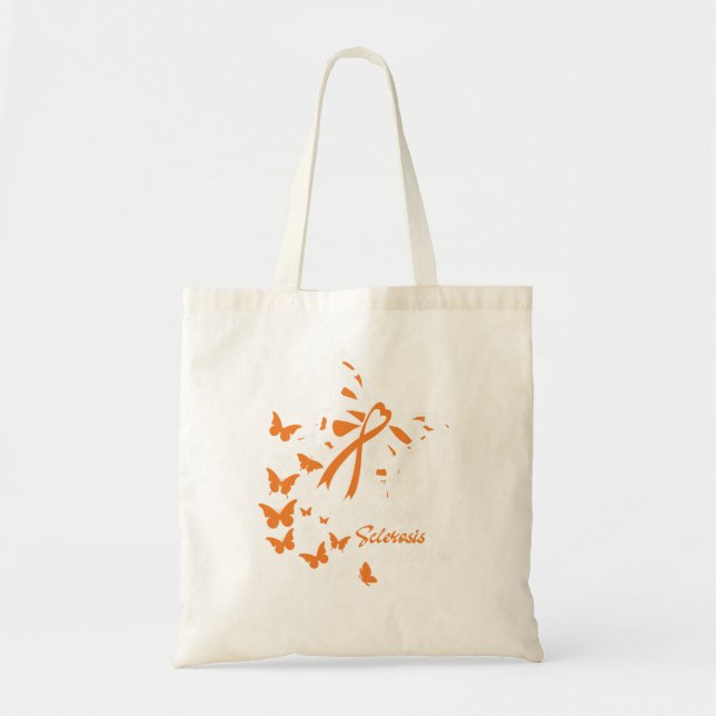Multiple Sclerosis Multiple Sclerosis Awareness Bu Tote Bag (Front)