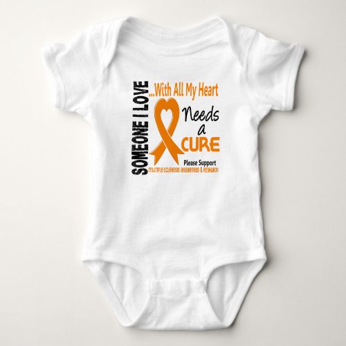 Multiple Sclerosis Needs A Cure 3 Baby Bodysuit