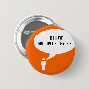 MULTIPLE SCLEROSIS speech bubble Button