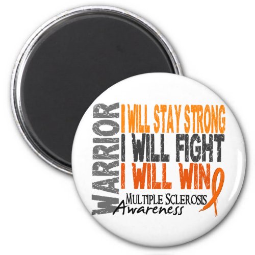 Multiple Sclerosis Warrior Magnet