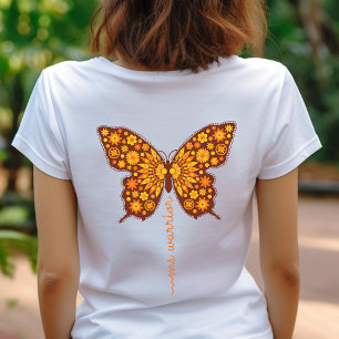 Multiple Sclerosis warrior shirt, orange ribbon  Tri-Blend Shirt