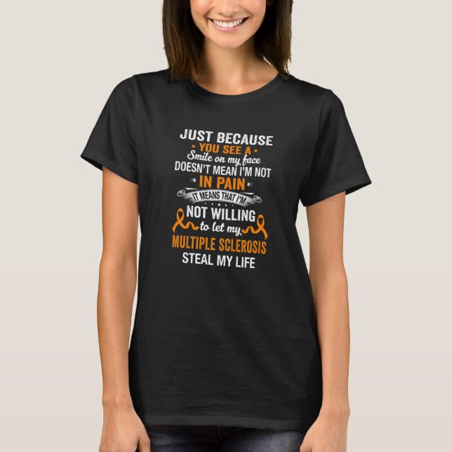 Multiple Sclerosis Warrior Tees Ms Awareness Month (Front)