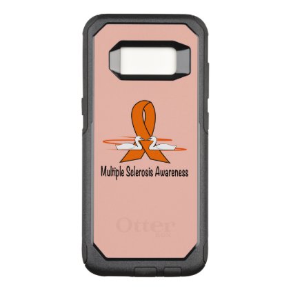 Multiple Sclerosis with Swans OtterBox Commuter Samsung Galaxy S8 Case