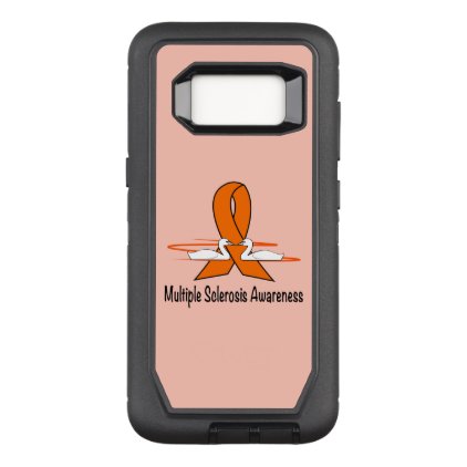 Multiple Sclerosis with Swans OtterBox Defender Samsung Galaxy S8 Case