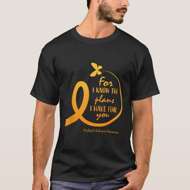 Multiple Sclerosis Women Mom Christian Bible  T-Shirt (Front)