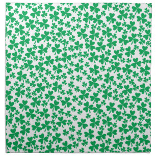Multiple Shamrocks Cloth Napkin