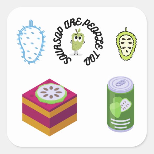 Multiple Soursop Sticker Pack