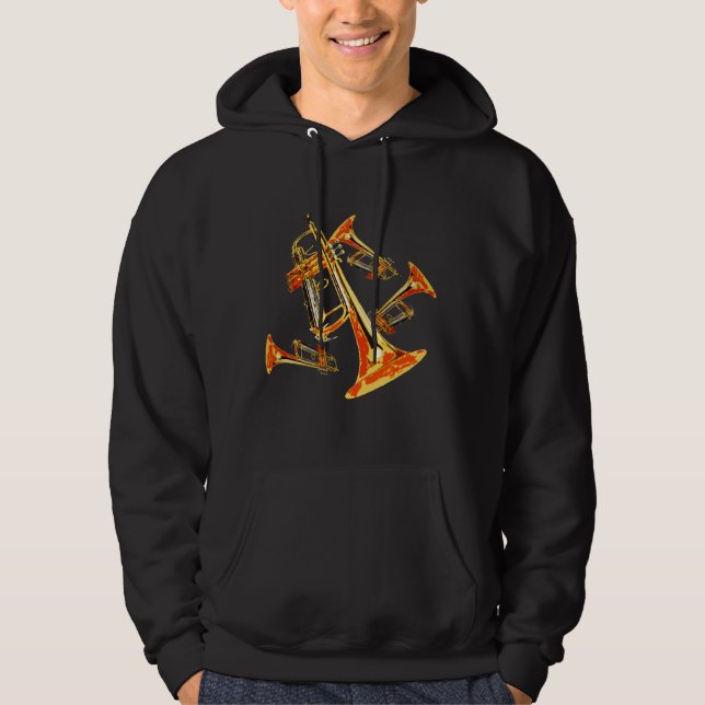 Multiple Trumpets Hoodie (Front)