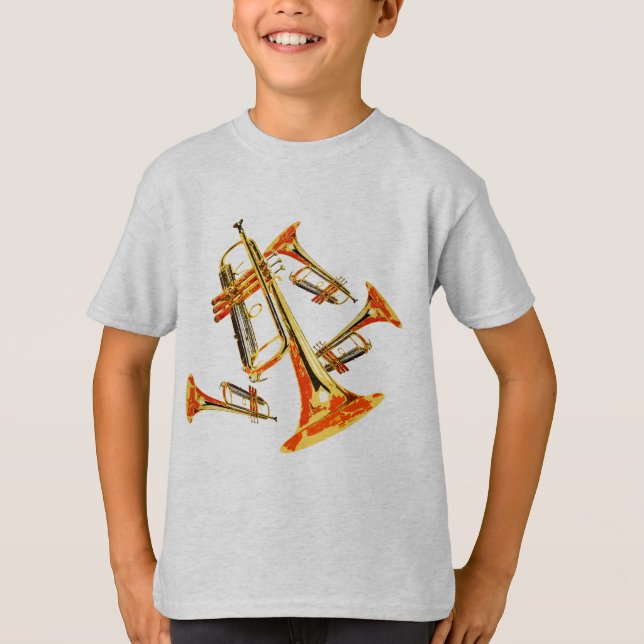 Multiple Trumpets T-Shirt (Front)