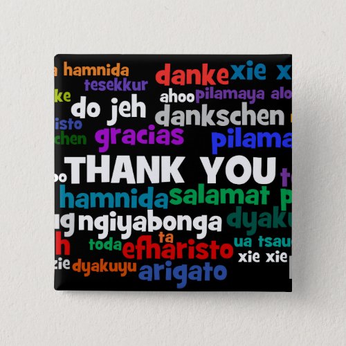 Multiple Ways to Say Thank You in Many Languages Button