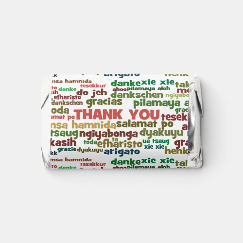 Multiple Ways to Say Thank You in Many Languages Hersheys Miniatures