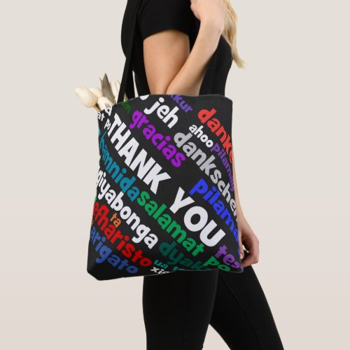 Multiple Ways to Say Thank You in Many Languages T Tote Bag