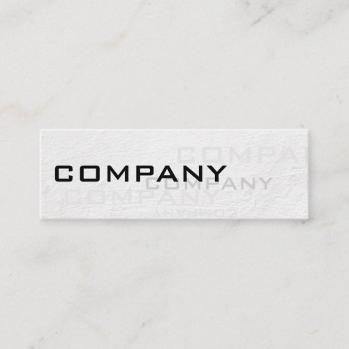Multiples  White Texture Mini Business Card