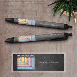 multiplication table classroom instant calculator pen<br><div class="desc">Chalkboard background - A fun chart with bright colors and a modern design. Old school way to multiply.</div>