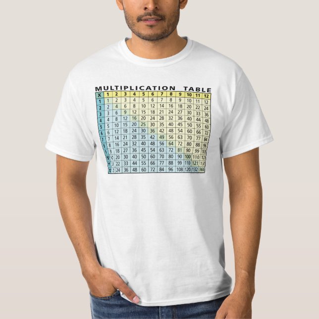 Multiplication Table (Instant Calculator!) T-Shirt (Front)