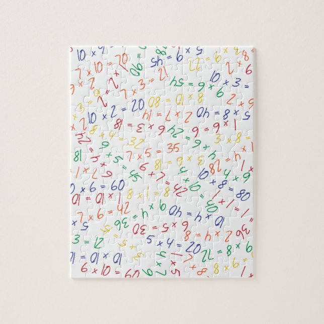 Multiplying Multiples Jigsaw Puzzle (Vertical)
