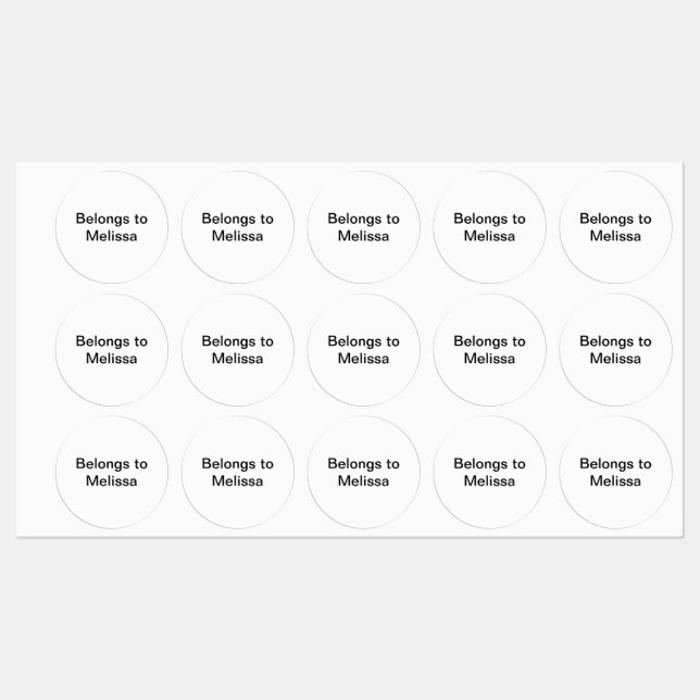 Multipurpose Business, Logo, Belongs to Kids Name Kids' Labels (Sheet)