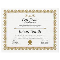Multipurpose Certificate Multipurpose Certificate