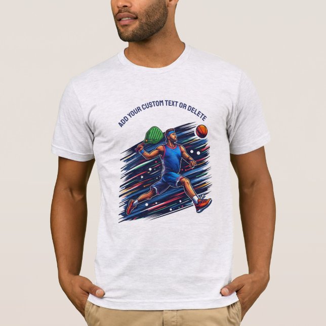Multisport Pickleballer Sports Lovers Basketball  T-Shirt (Front)