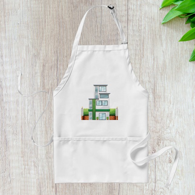 Multistorey House Adult Apron (Creator Uploaded)