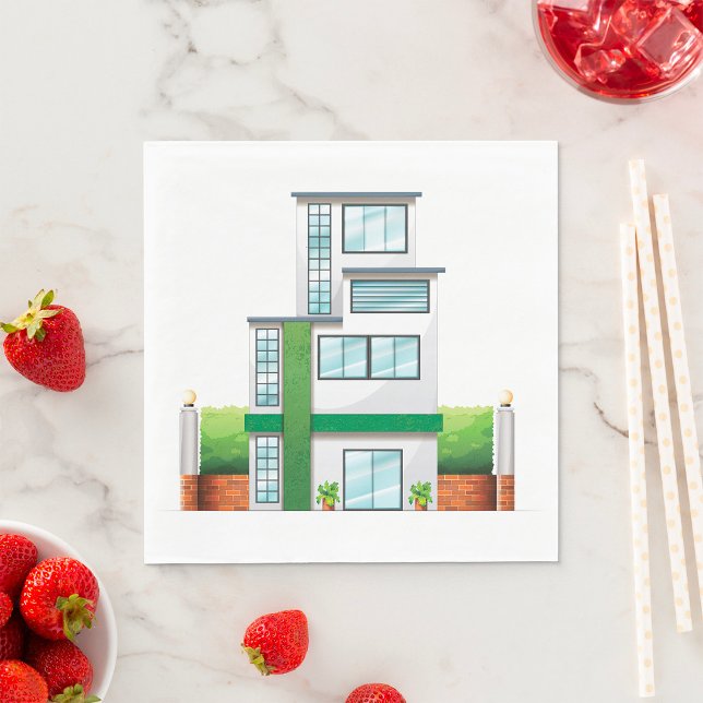 Multistorey House Napkins (Creator Uploaded)