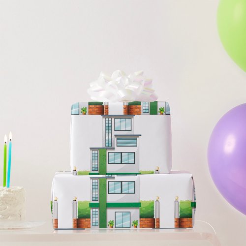 Multistorey House Wrapping Paper