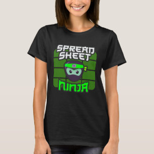 Multitasking CFO Accountant Analysis SPREADSHEET N T-Shirt