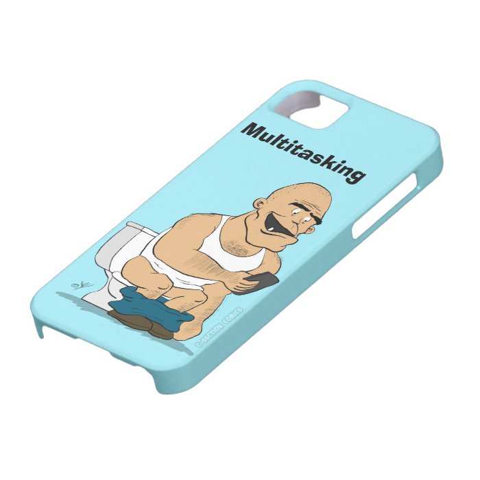 Multitasking   Funny Smartphone Case Cover For iPhone 5/5S