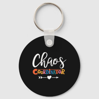 Multitasking Pro For Chaos Coordinator Teacher Keychain
