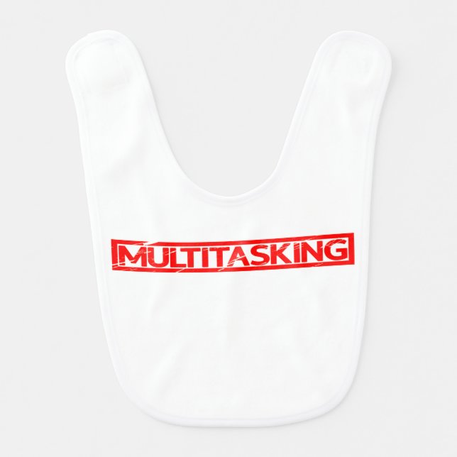 Multitasking Stamp Baby Bib (Front)