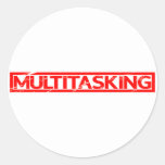 Multitasking Stamp Classic Round Sticker