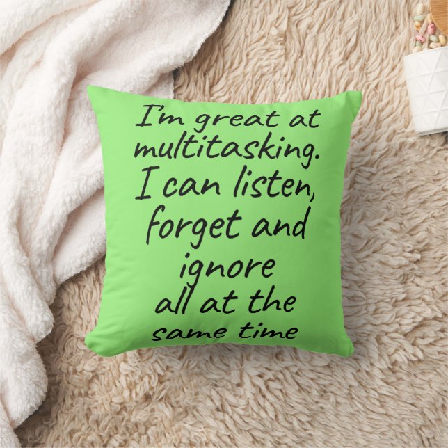 Multitasking Throw Pillow (Blanket)