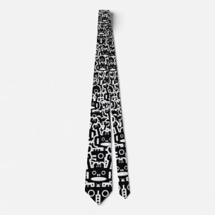 Multitude of Robots Neck Tie