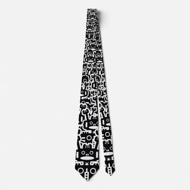 Multitude of Robots Neck Tie (Front)