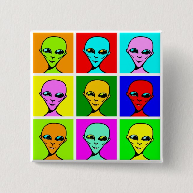 Multiversal Pop Pinback Button (Front)