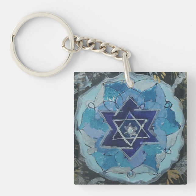 Multiverse Magen David Keychain (Front)