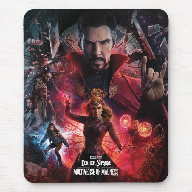 Multiverse of Madness Alternate Theatrical Poster Mouse Pad (Front)