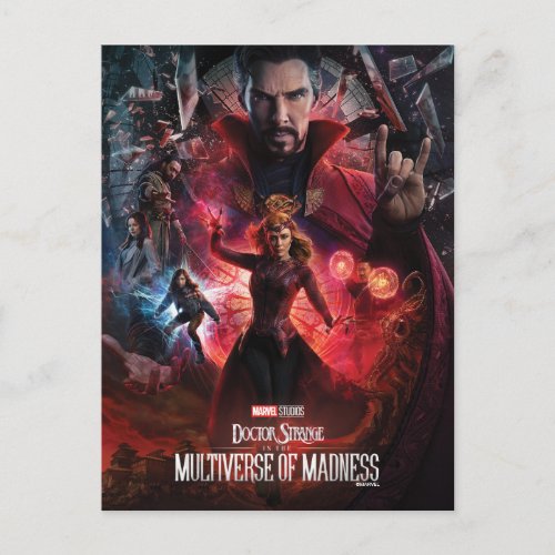 Multiverse of Madness Alternate Theatrical Poster Postcard