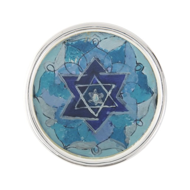 Multiverse Star of David Lapel Pin (Front)