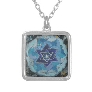 Multiverse Star of David Silver Plated Necklace