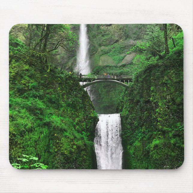Multnomah Falls #1 Mouse Pad (Front)