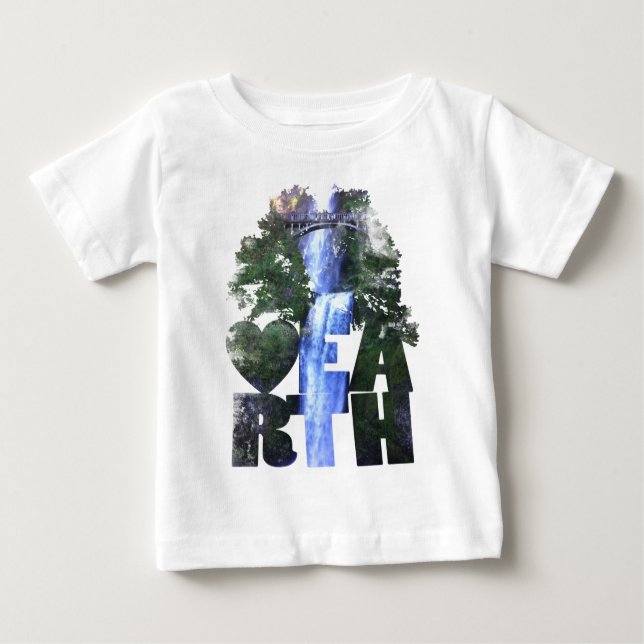 Multnomah falls baby T-Shirt (Front)