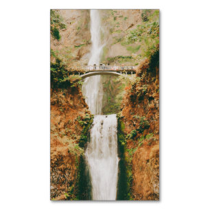 Multnomah Falls Business Card Magnet