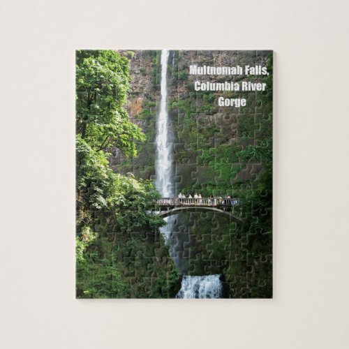 Multnomah Falls Columbia River Gorge Jigsaw Puzzle