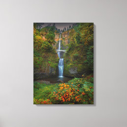 Multnomah Falls | Columbia River Gorge, Oregon Canvas Print