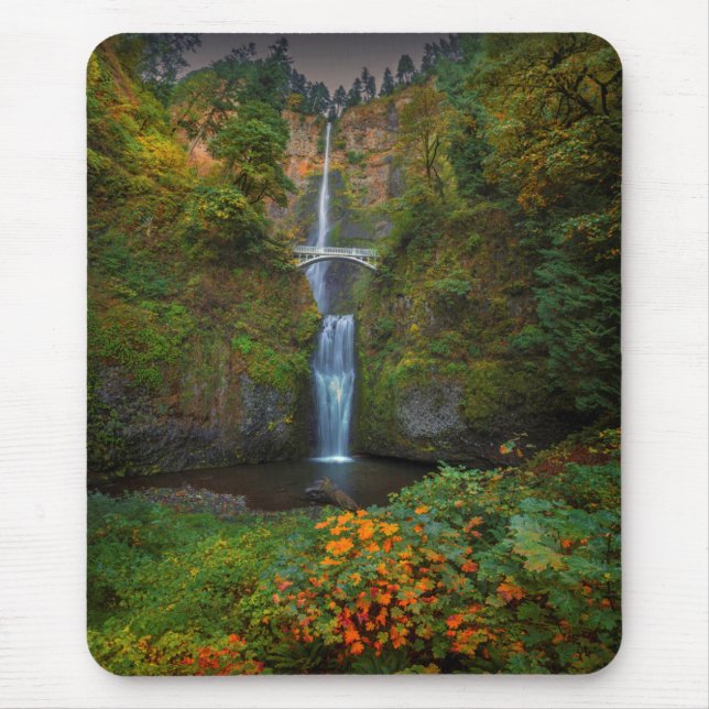 Multnomah Falls | Columbia River Gorge, Oregon Mouse Pad (Front)