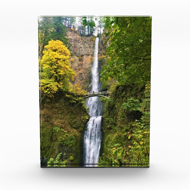 Multnomah Falls, Columbia River Gorge, Oregon Photo Block (Front)